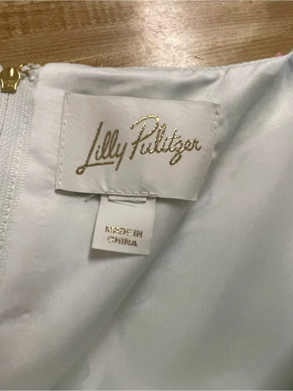 Lilly Pulitzer Green white blue anders skirted romper size large - Picture 9 of 10
